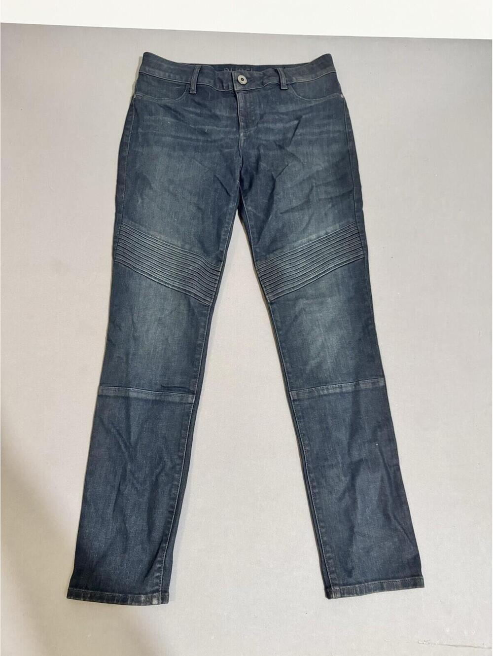 DL1961 Women's Coated Florence Instasculpt Moto Skinny Jeans, Size 30 Blue NWT